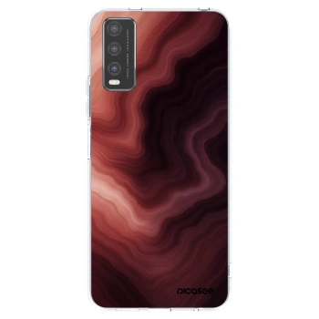 Picasee silikonový průhledný obal pro Vivo Y20s - Rouge