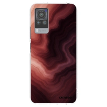 Picasee silikonový průhledný obal pro Vivo X60 Pro 5G - Rouge