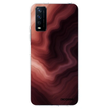 Picasee silikonový průhledný obal pro Vivo Y11s - Rouge