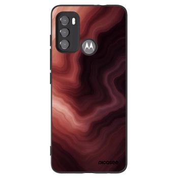 Picasee silikonový černý obal pro Motorola Moto G60 - Rouge