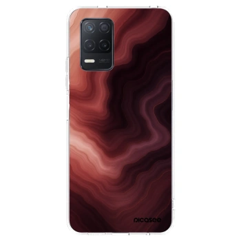 Picasee silikonový průhledný obal pro Realme 8 5G - Rouge