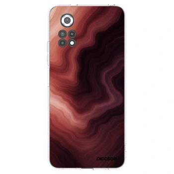 Picasee silikonový průhledný obal pro Xiaomi Poco X4 Pro 5G - Rouge