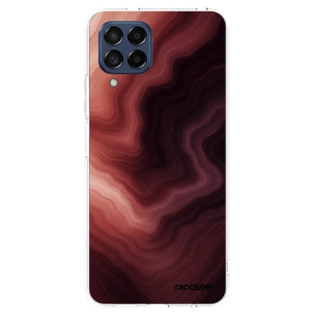 Picasee silikonový průhledný obal pro Samsung Galaxy M53 5G - Rouge