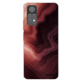 Picasee silikonový průhledný obal pro Xiaomi Redmi Note 11S 5G - Rouge