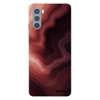 Picasee silikonový průhledný obal pro Motorola Moto G62 - Rouge