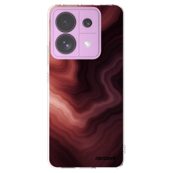 Picasee silikonový průhledný obal pro Xiaomi Redmi Note 13 Pro 5G - Rouge
