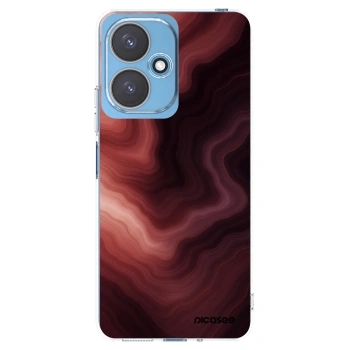 Picasee silikonový průhledný obal pro Xiaomi Redmi 13C 5G - Rouge