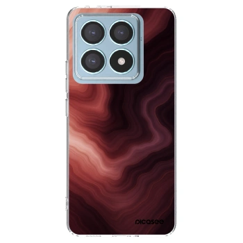 Picasee silikonový průhledný obal pro Xiaomi 14T Pro - Rouge
