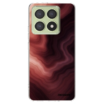Picasee silikonový průhledný obal pro Xiaomi 14T - Rouge