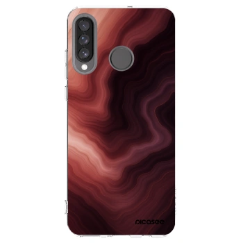 Picasee silikonový průhledný obal pro Huawei P30 Lite - Rouge