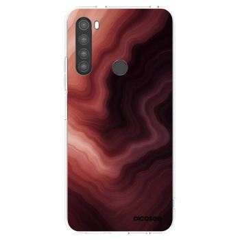 Picasee silikonový průhledný obal pro Xiaomi Redmi Note 8 - Rouge