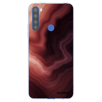 Picasee silikonový průhledný obal pro Xiaomi Redmi Note 8T - Rouge