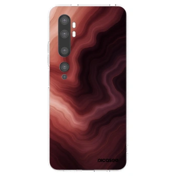 Picasee silikonový průhledný obal pro Xiaomi Mi Note 10 (Pro) - Rouge