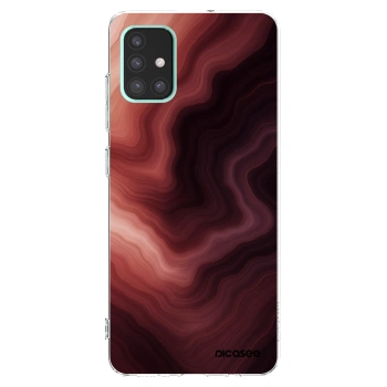Picasee silikonový průhledný obal pro Samsung Galaxy A51 A515F - Rouge
