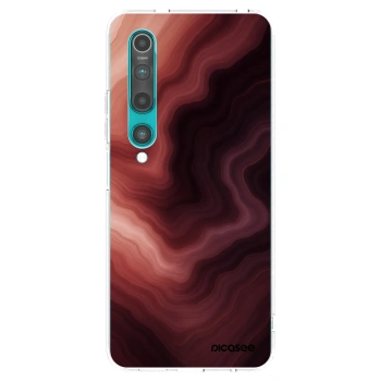 Picasee silikonový průhledný obal pro Xiaomi Mi 10 - Rouge