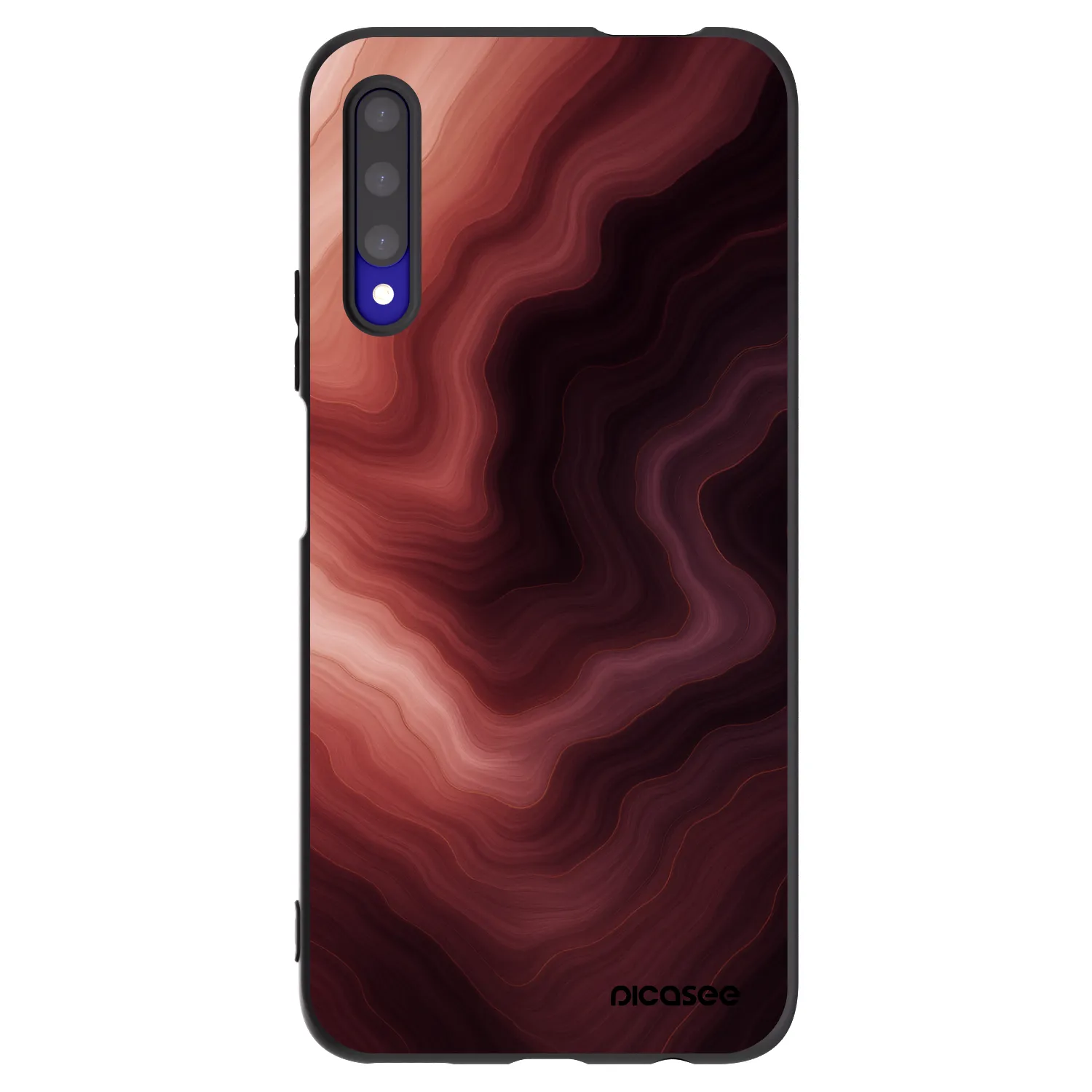 Picasee silikonový černý obal pro Honor 9X Pro - Rouge