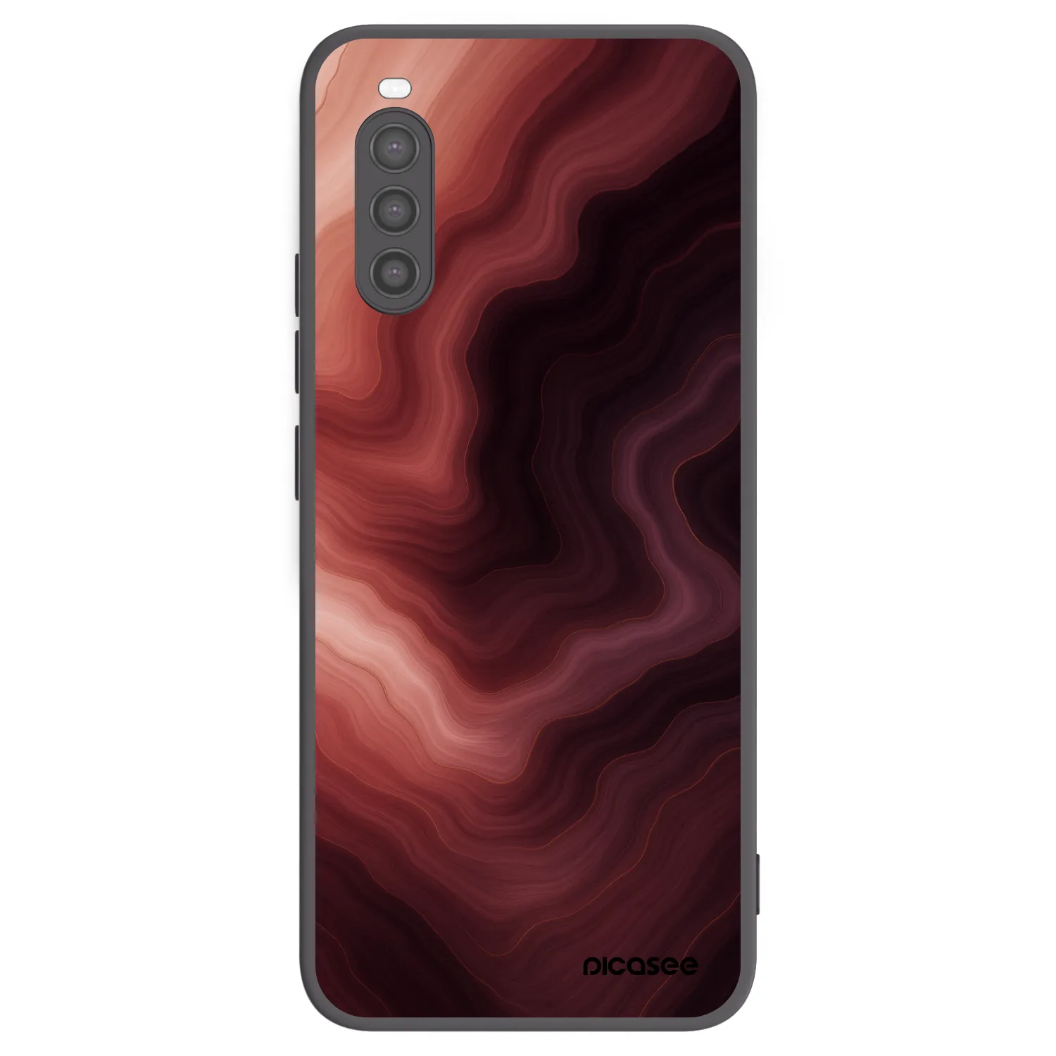 Picasee silikonový černý obal pro Sony Xperia 10 II - Rouge