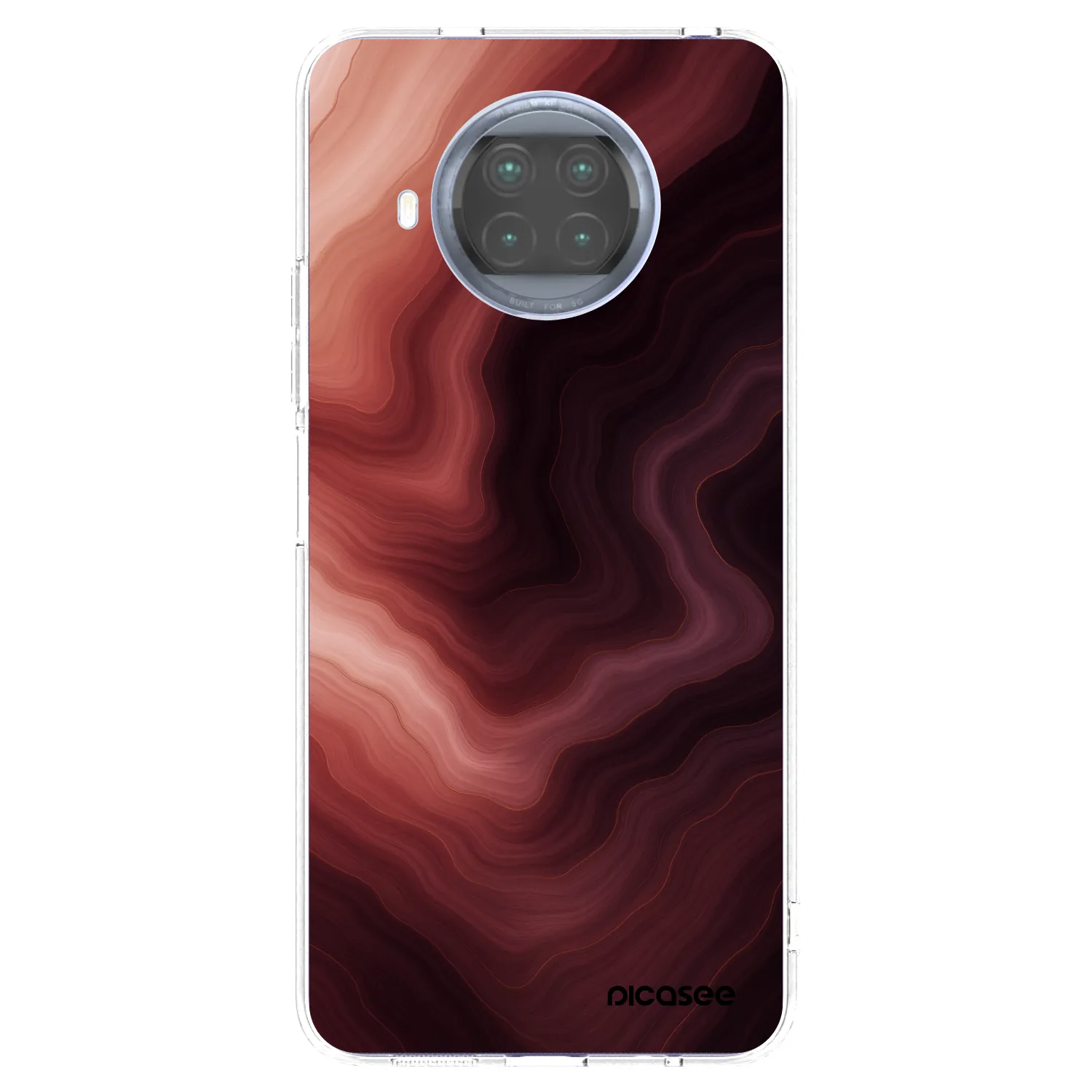 Picasee silikonový průhledný obal pro Xiaomi Mi 10T Lite - Rouge