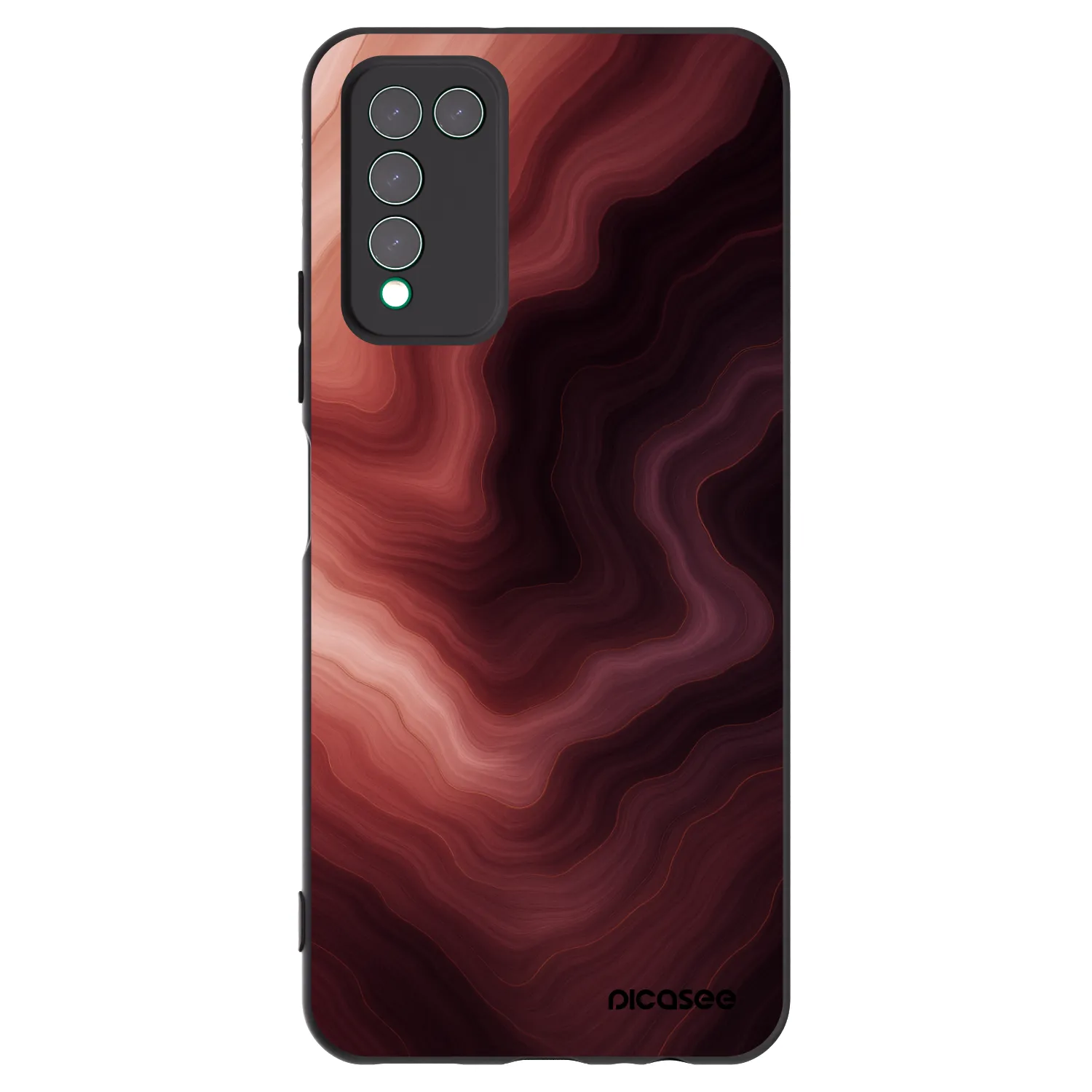 Picasee silikonový černý obal pro Honor 10X Lite - Rouge