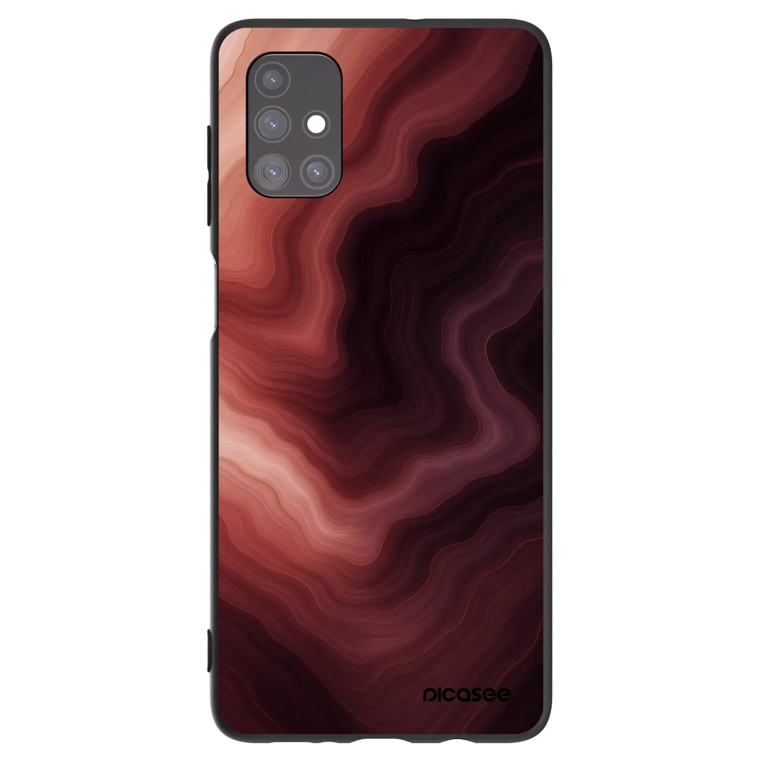 Picasee silikonový černý obal pro Samsung Galaxy M51 M515F - Rouge