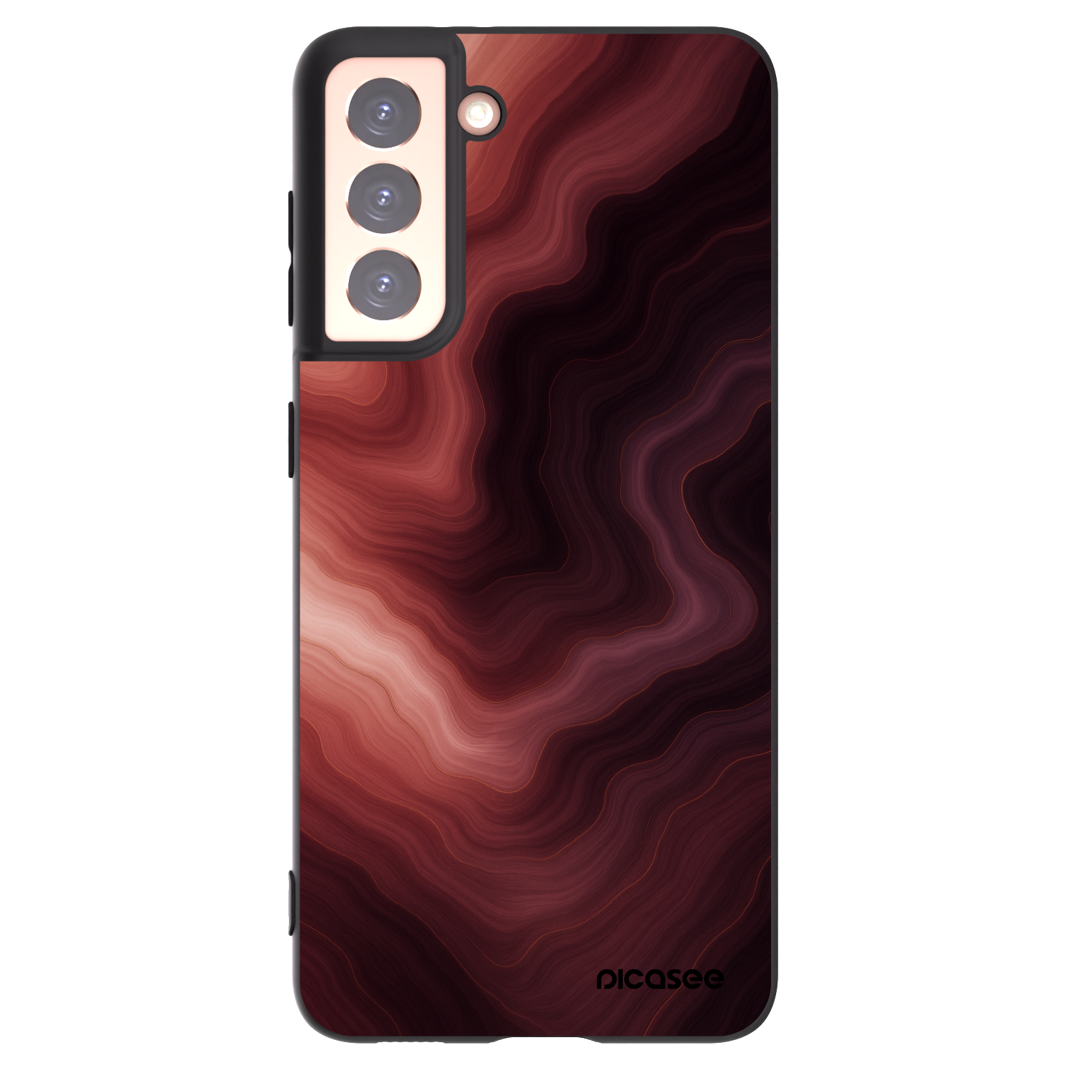 Picasee silikonový černý obal pro Samsung Galaxy S21 5G G991B - Rouge
