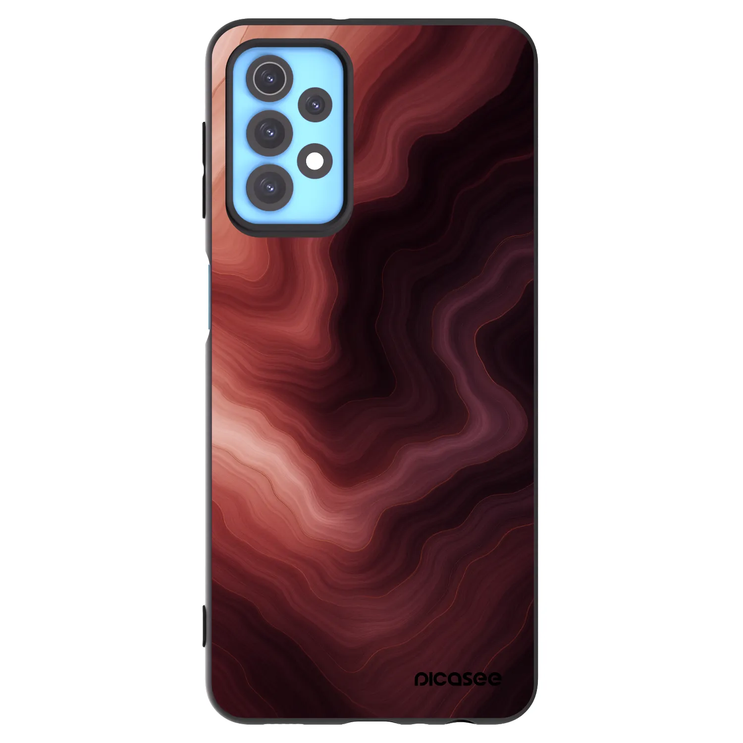 Picasee silikonový černý obal pro Samsung Galaxy A32 4G SM-A325F - Rouge