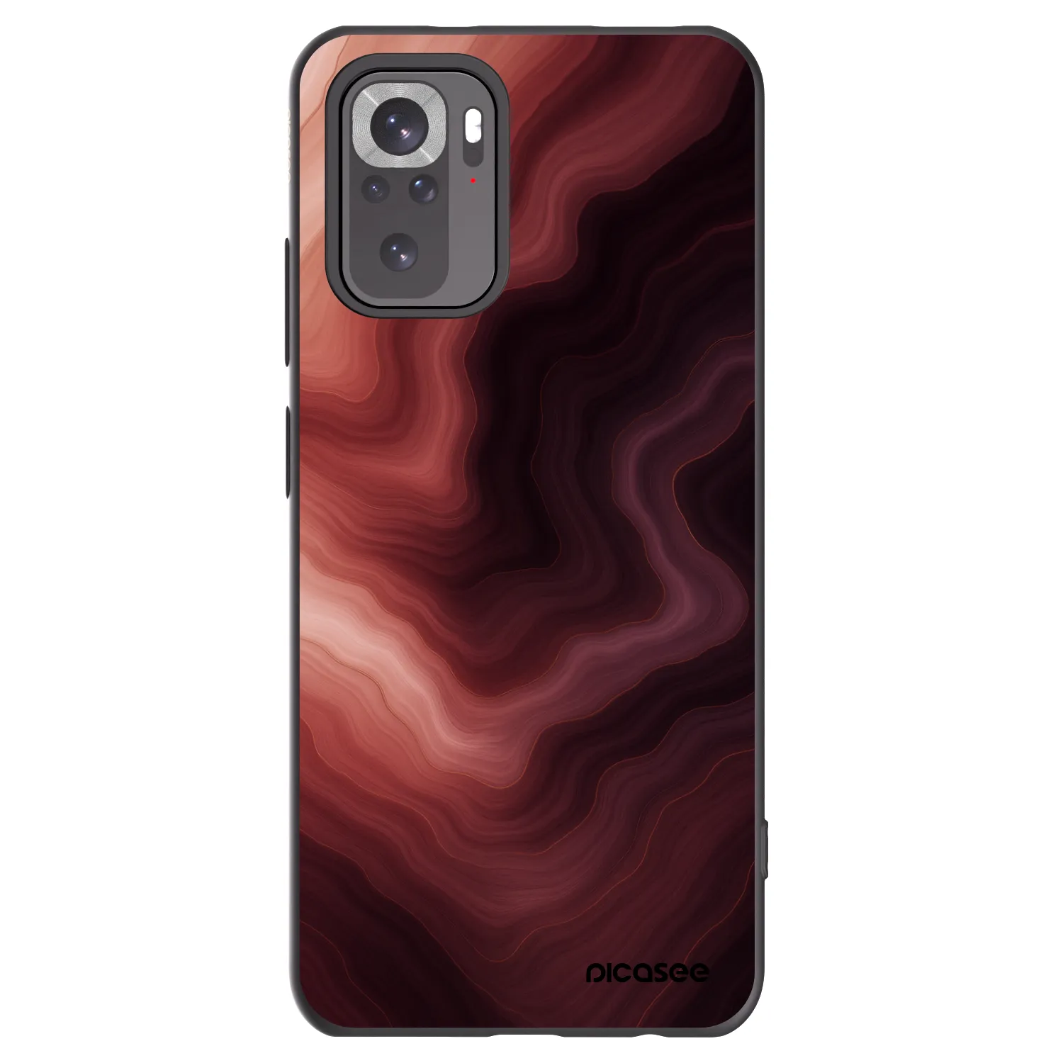 Picasee silikonový černý obal pro Xiaomi Redmi Note 11S 4G - Rouge