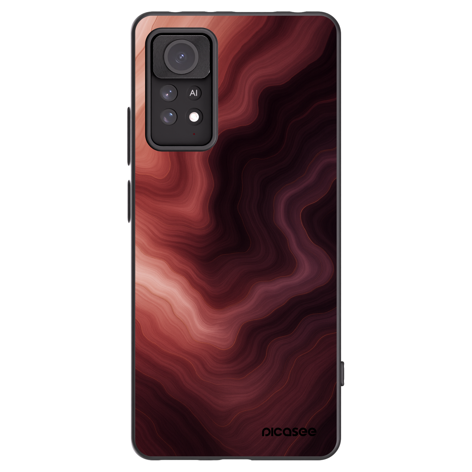 Picasee silikonový černý obal pro Xiaomi Redmi Note 11 Pro 5G - Rouge