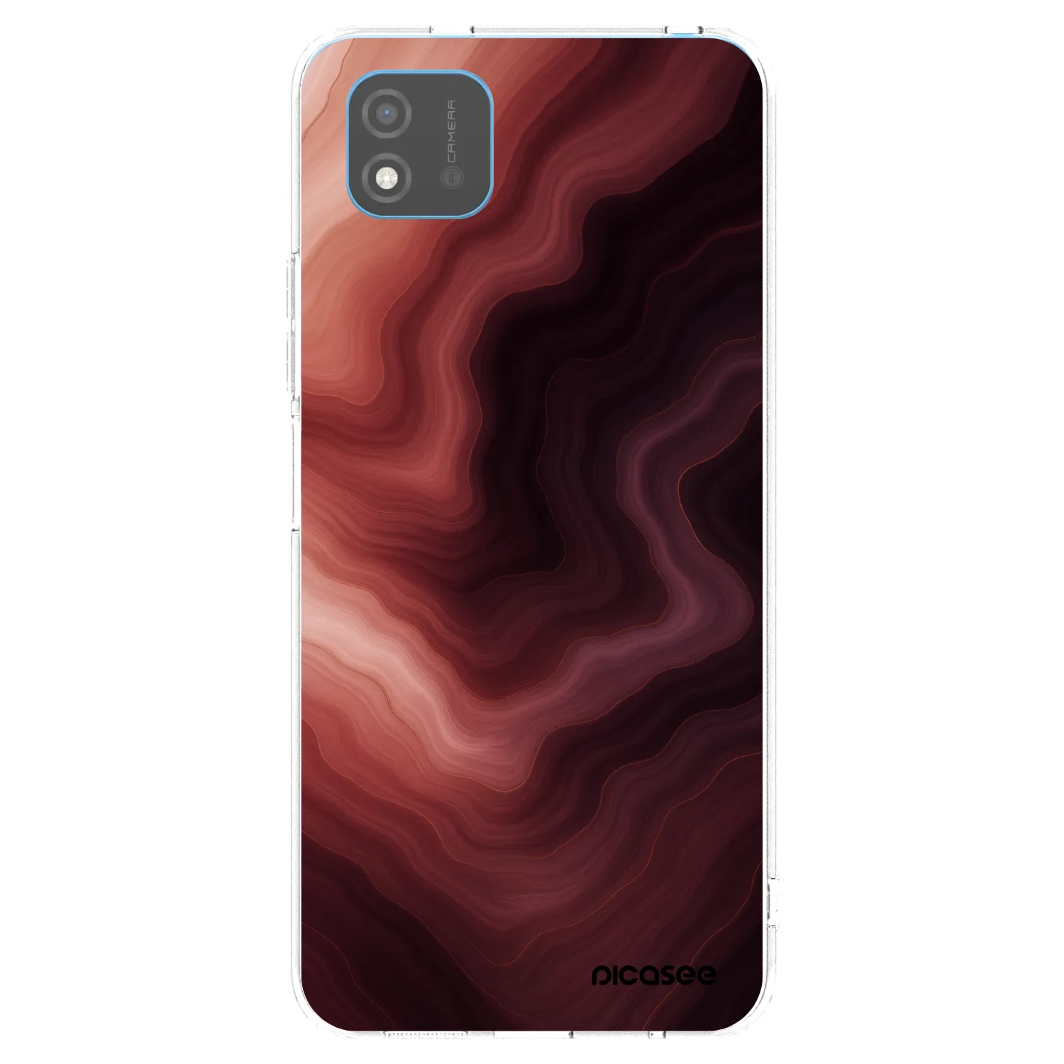 Picasee silikonový průhledný obal pro Realme C11 (2021) - Rouge