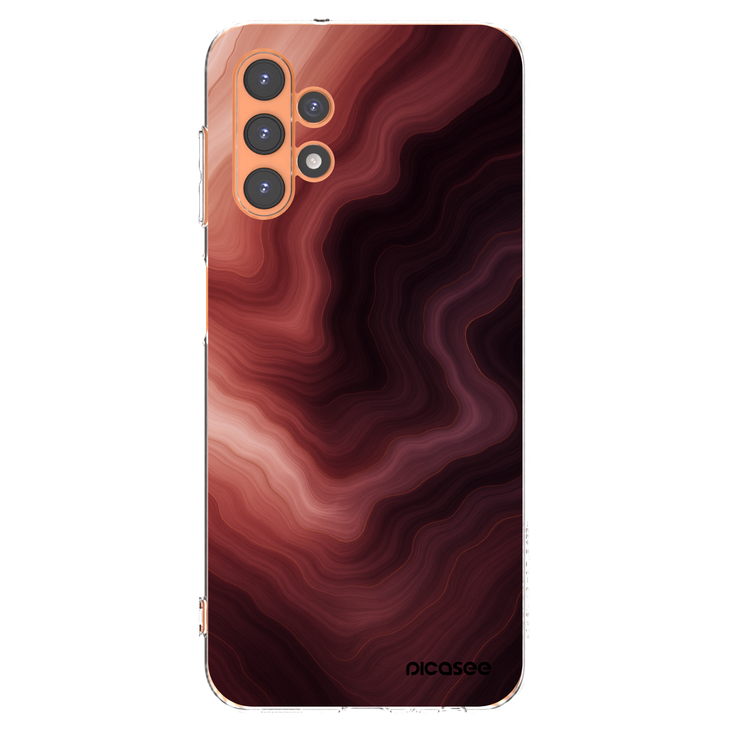 Picasee silikonový průhledný obal pro Samsung Galaxy A13 4G A135 - Rouge