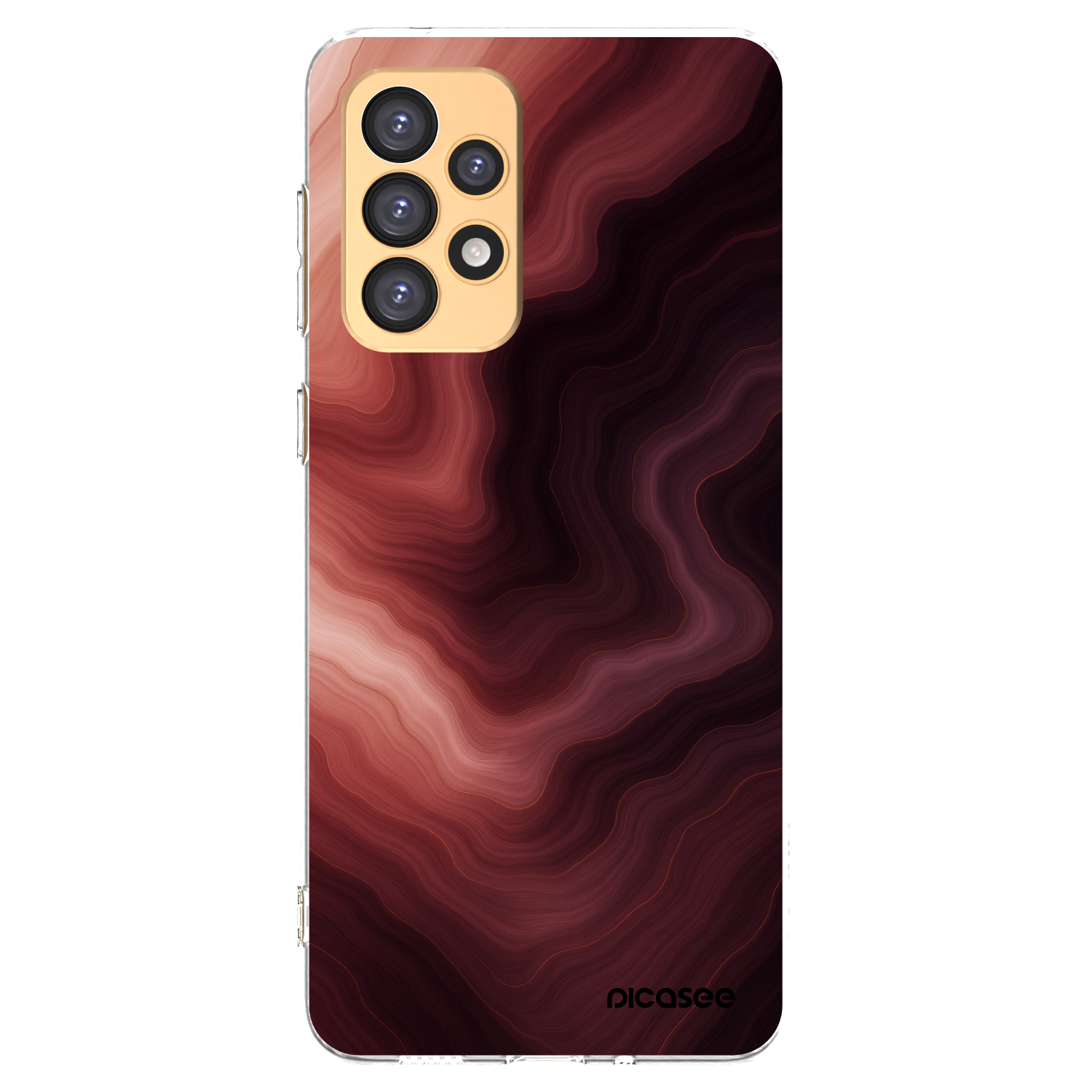 Picasee silikonový průhledný obal pro Samsung Galaxy A33 5G A336 - Rouge