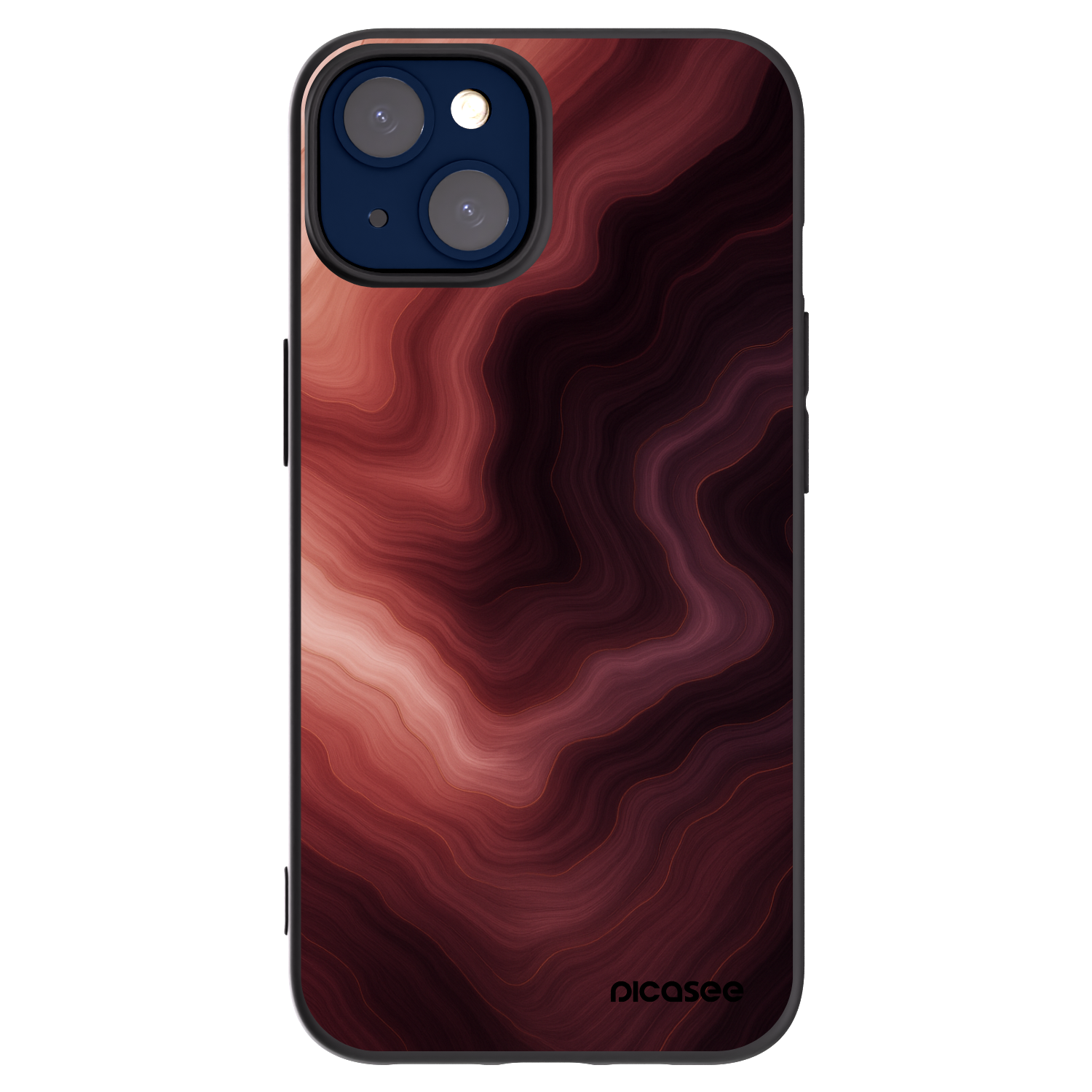 Picasee silikonový černý obal pro Apple iPhone 14 - Rouge