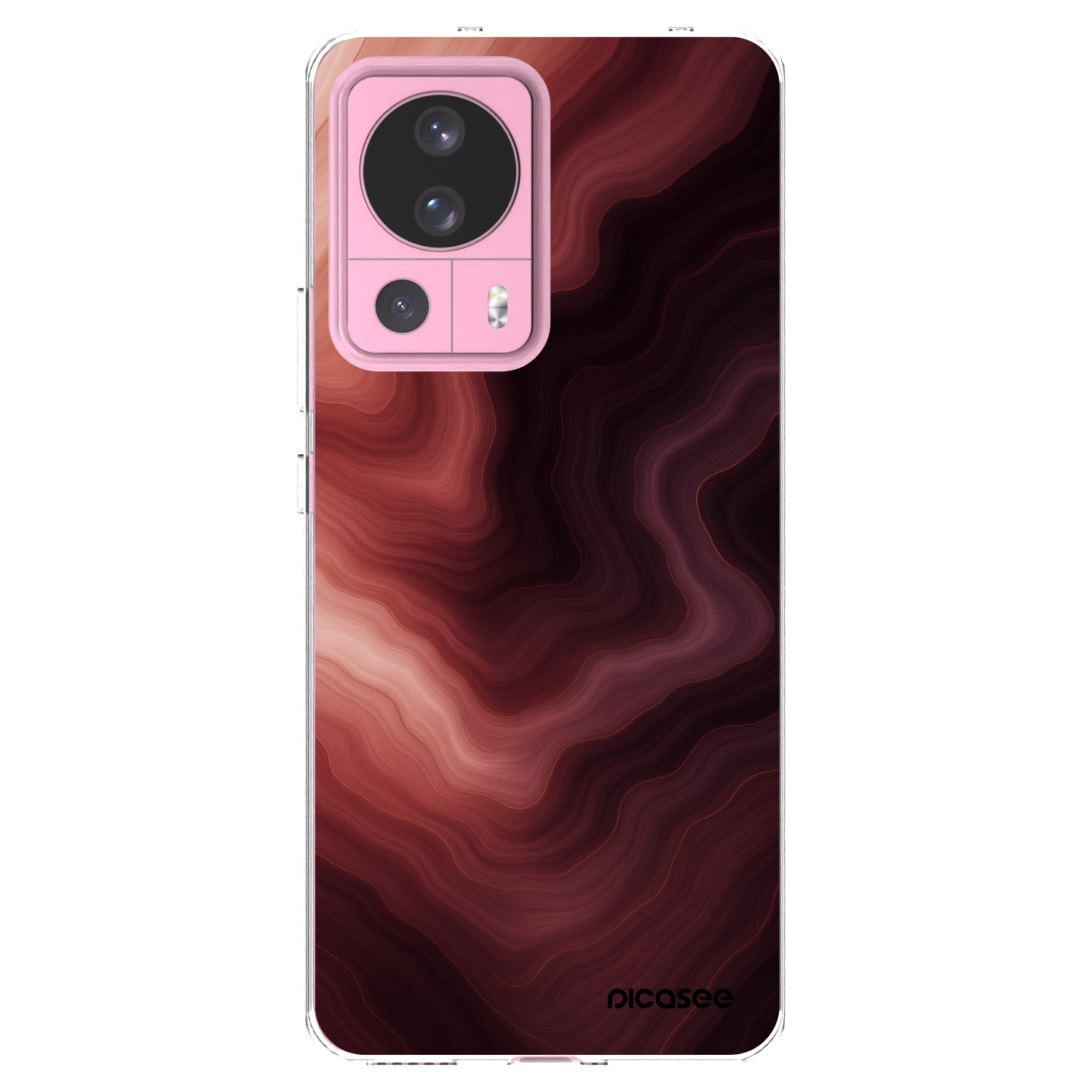 Picasee silikonový průhledný obal pro Xiaomi 13 Lite - Rouge