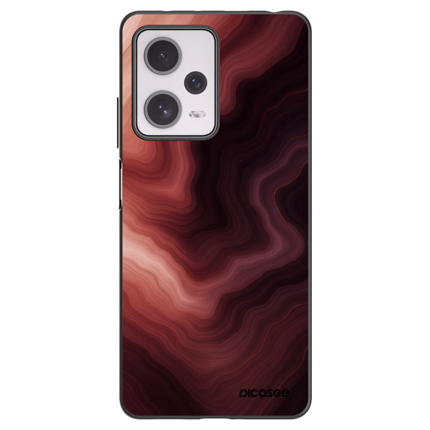 Picasee silikonový černý obal pro Xiaomi Redmi Note 12 Pro+ 5G - Rouge