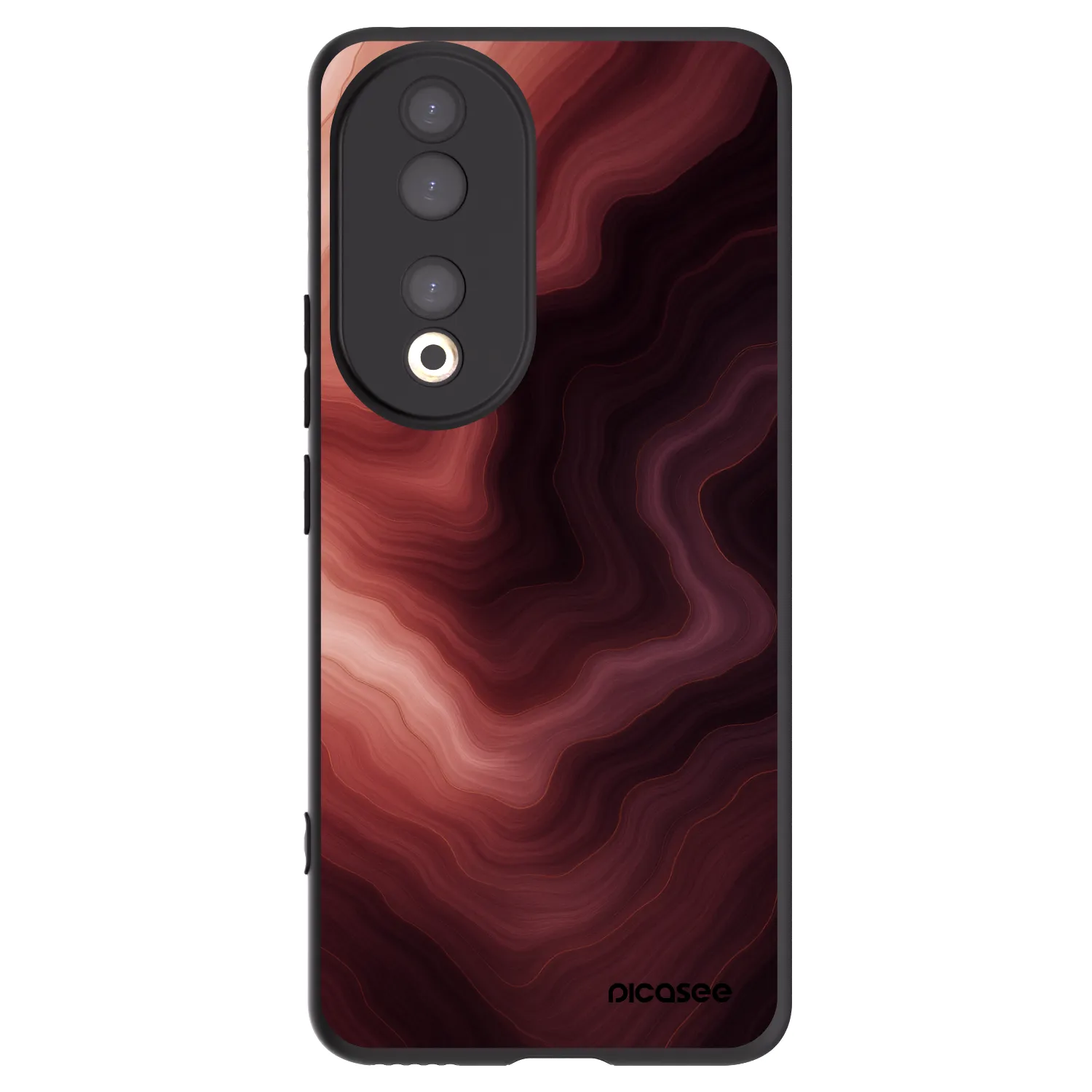 Picasee silikonový černý obal pro Honor 90 5G - Rouge