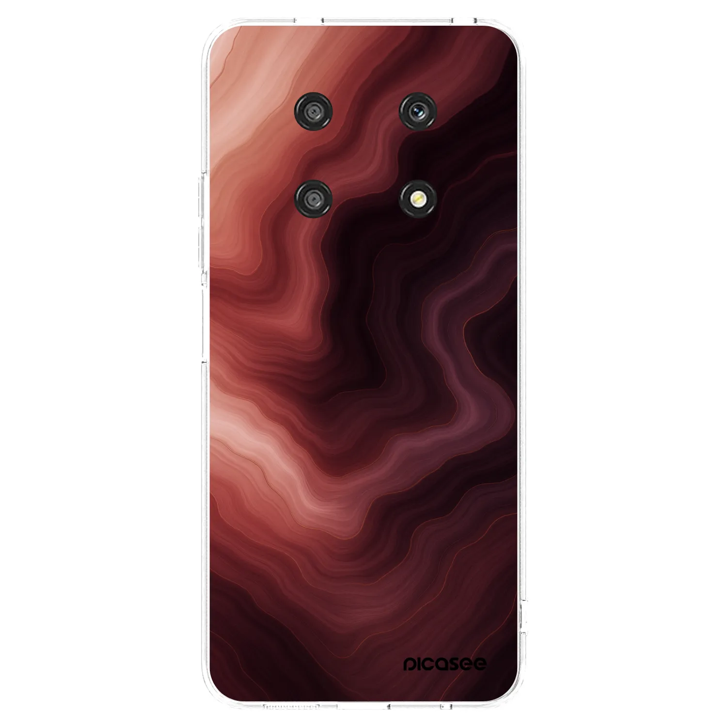 Picasee silikonový průhledný obal pro Honor Magic4 Lite 5G - Rouge