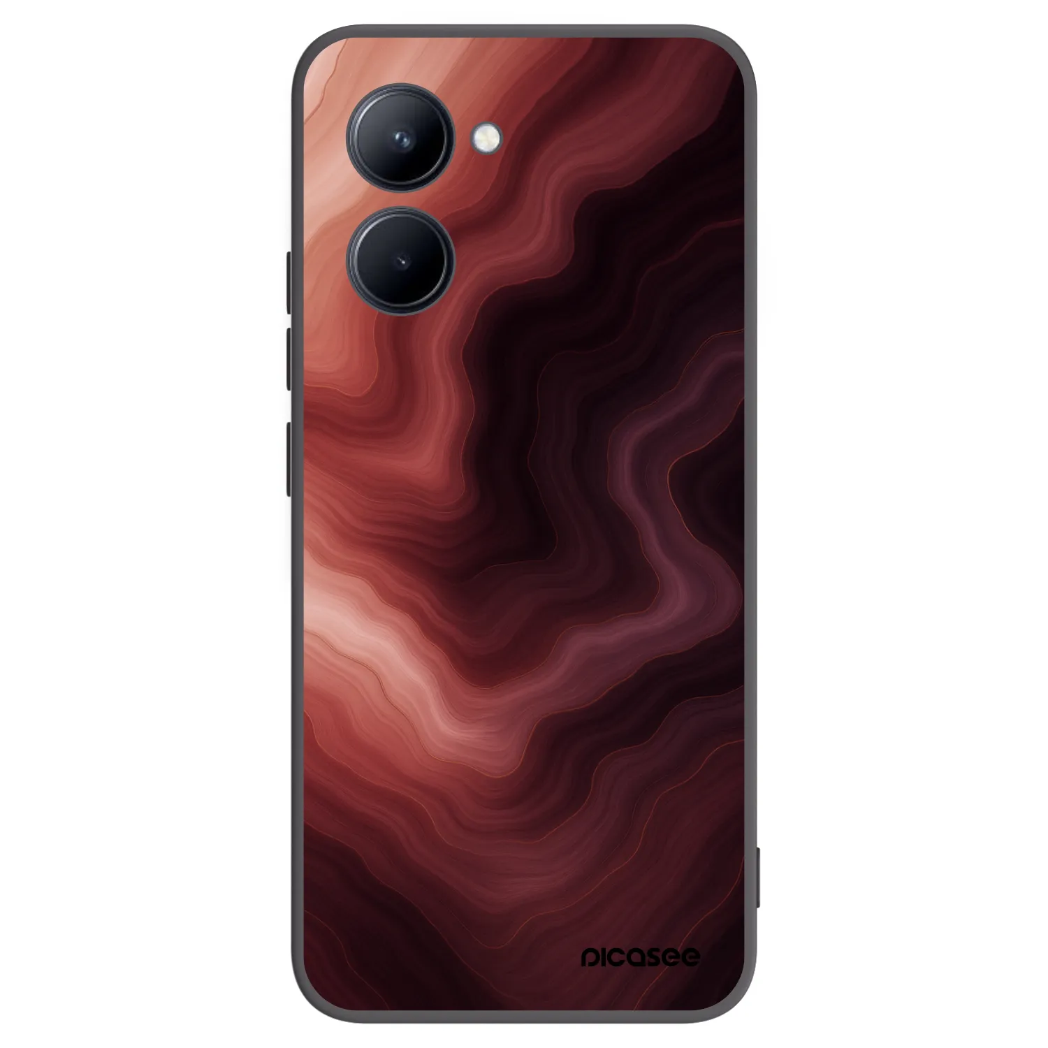 Picasee silikonový černý obal pro Realme C33 (2023) - Rouge