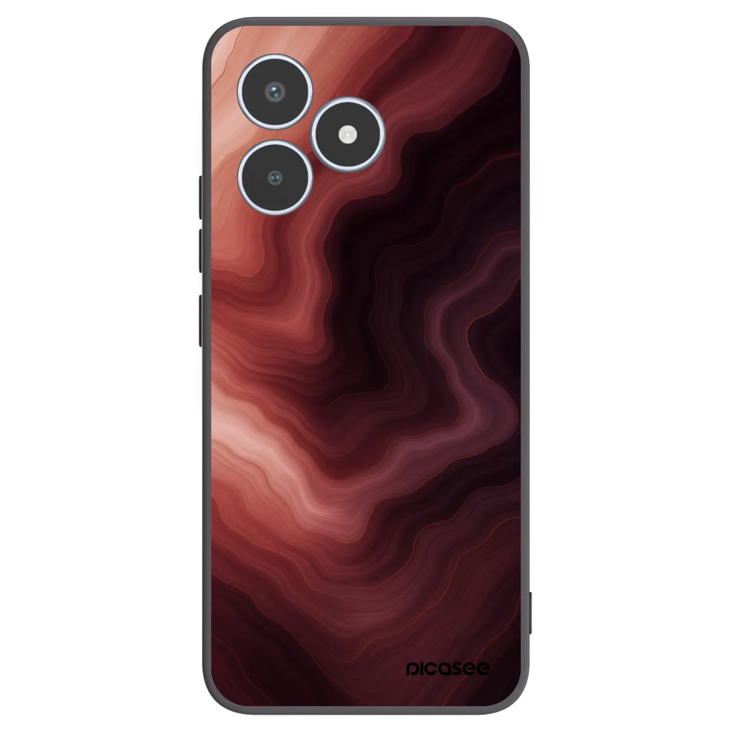 Picasee silikonový černý obal pro Realme C53 - Rouge
