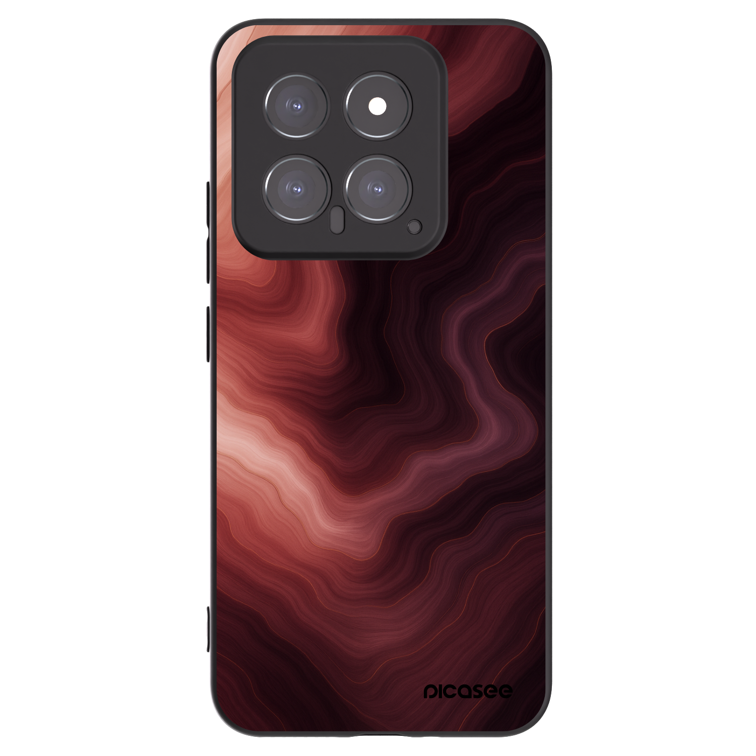 Picasee silikonový černý obal pro Xiaomi 14 - Rouge