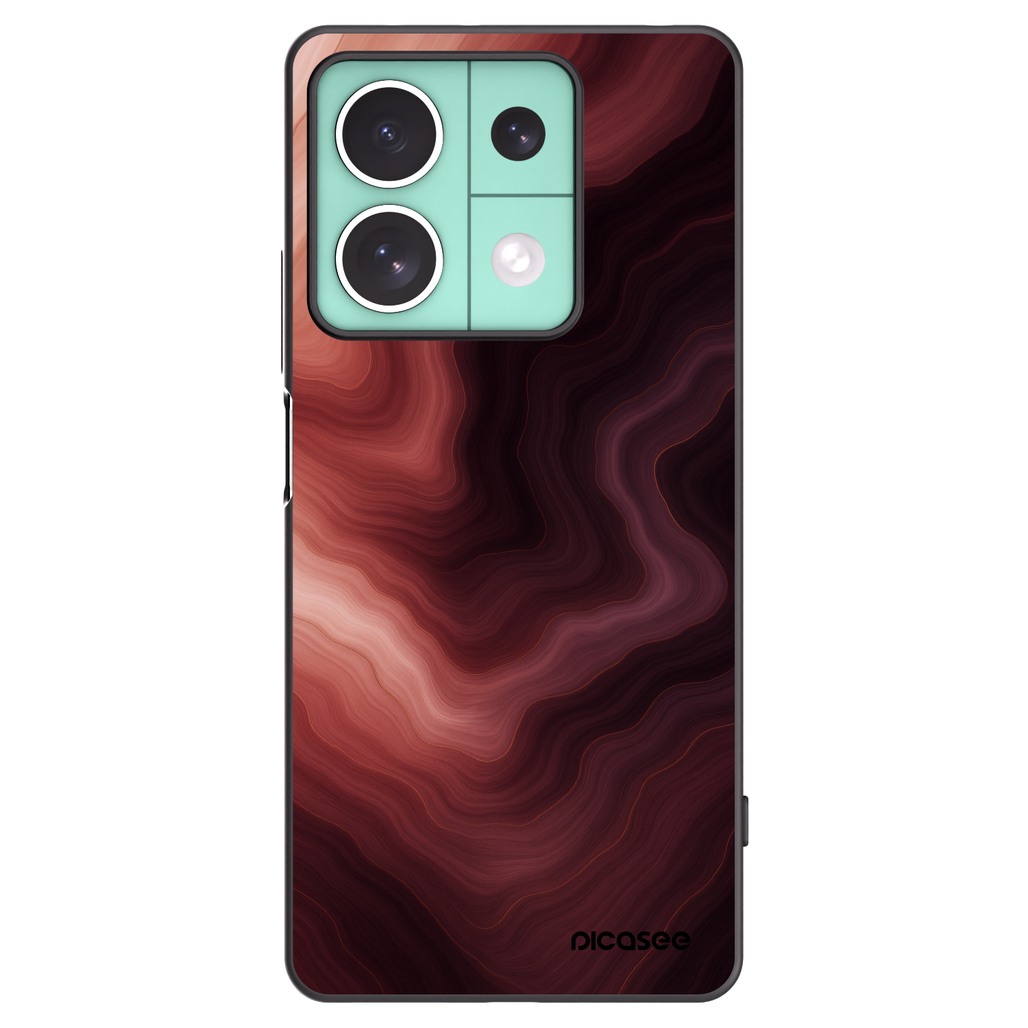 Picasee silikonový černý obal pro Xiaomi Redmi Note 13 5G - Rouge