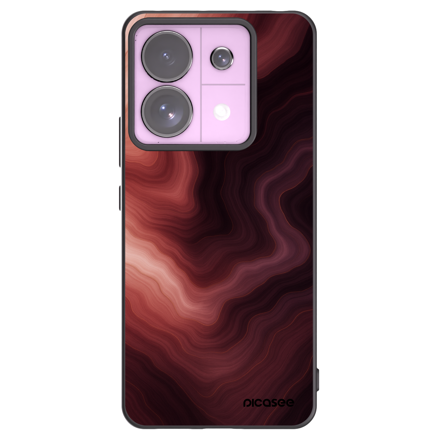 Picasee silikonový černý obal pro Xiaomi Redmi Note 13 Pro 5G - Rouge