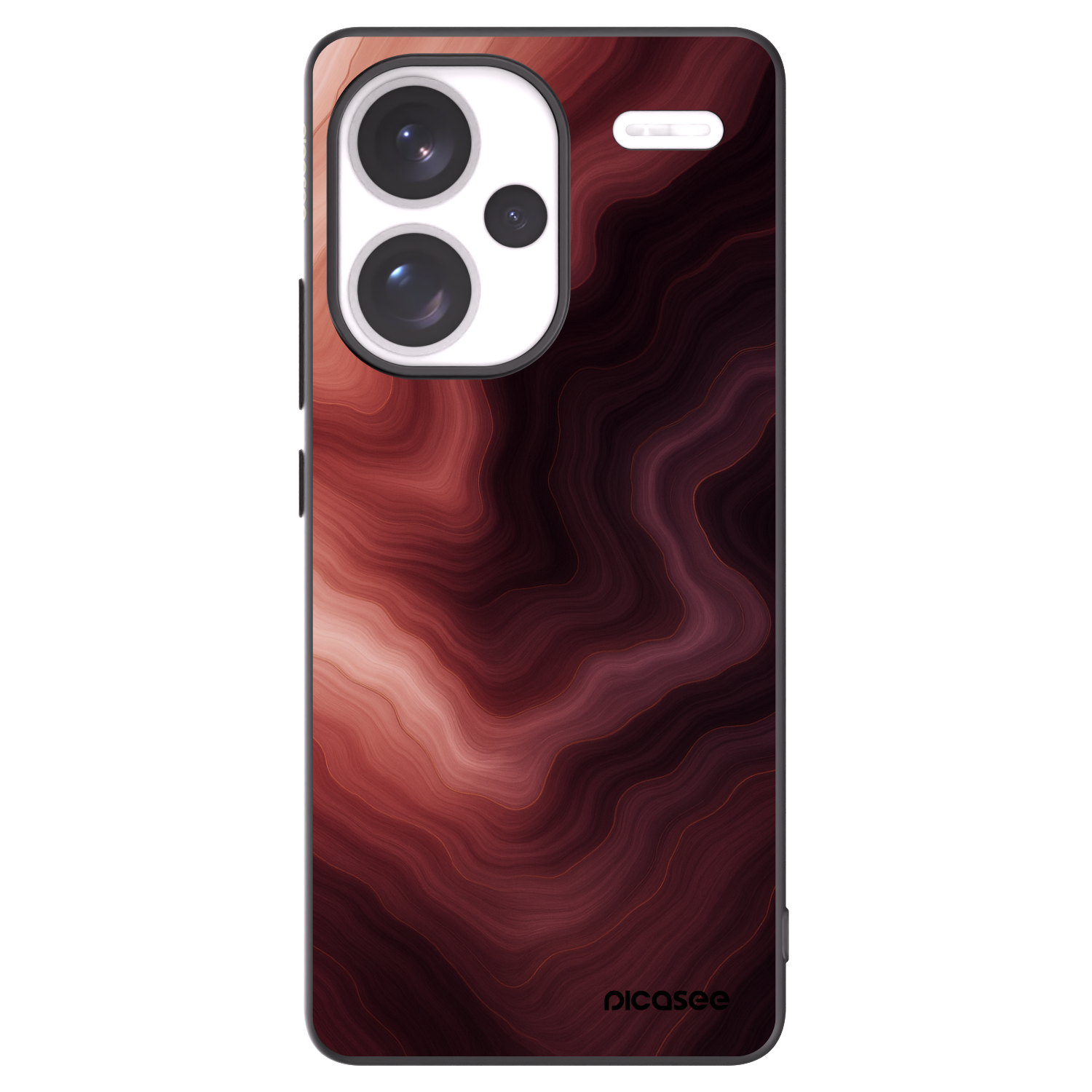 Picasee silikonový černý obal pro Xiaomi Redmi Note 13 Pro+ 5G - Rouge