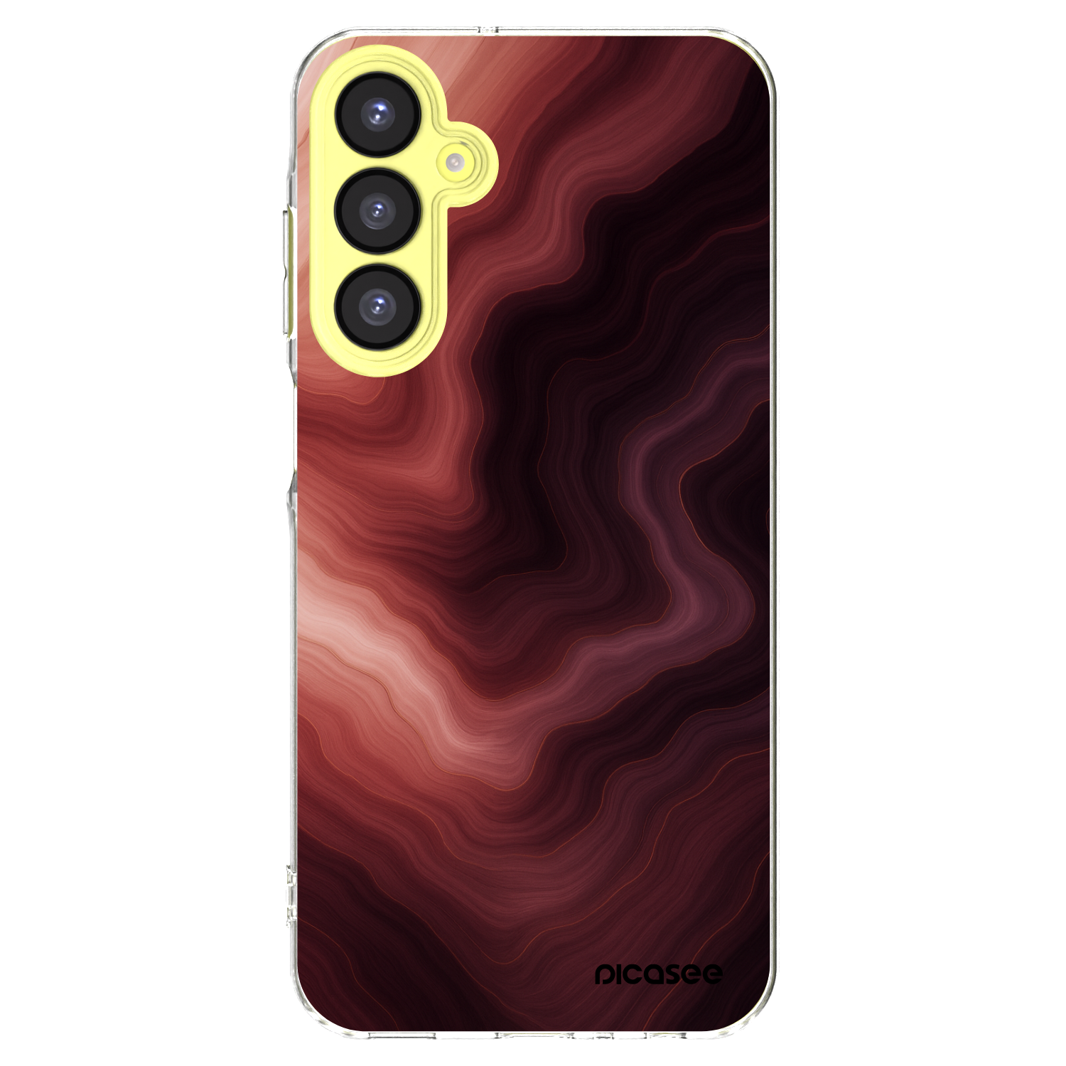Picasee silikonový průhledný obal pro Samsung Galaxy A25 A256B 5G - Rouge
