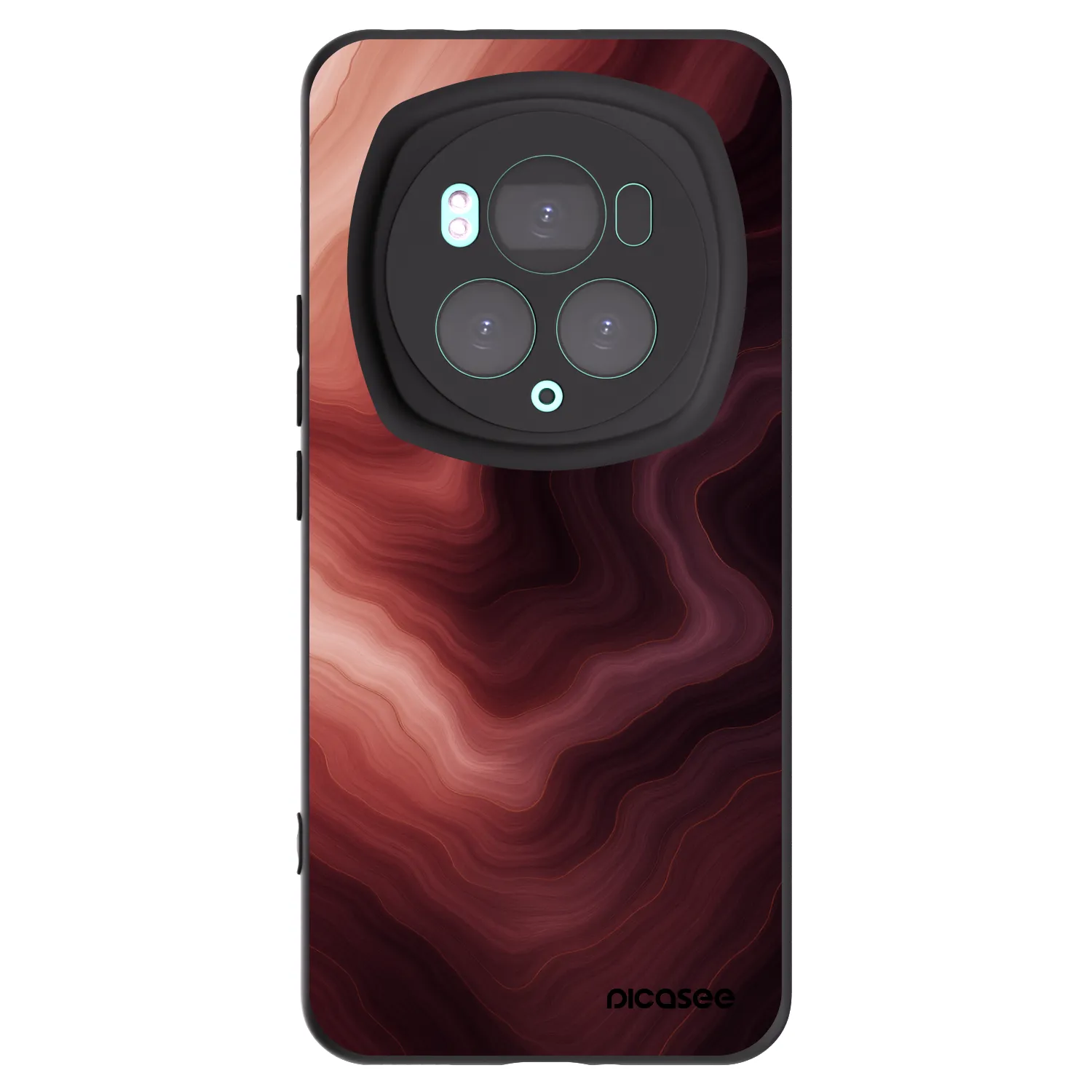 Picasee silikonový černý obal pro Honor Magic6 Pro - Rouge