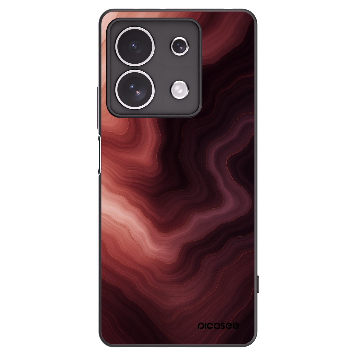 Picasee silikonový černý obal pro Xiaomi Redmi Note 13 4G - Rouge