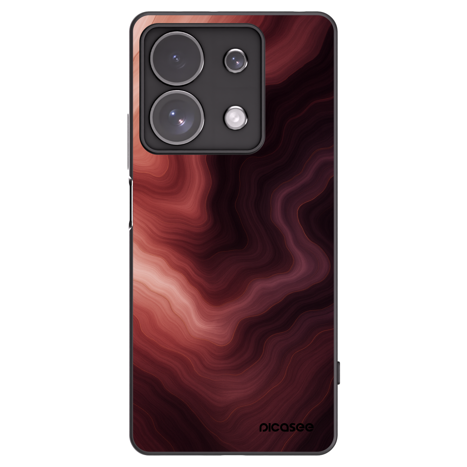 Picasee silikonový černý obal pro Xiaomi Redmi Note 13 Pro 4G - Rouge