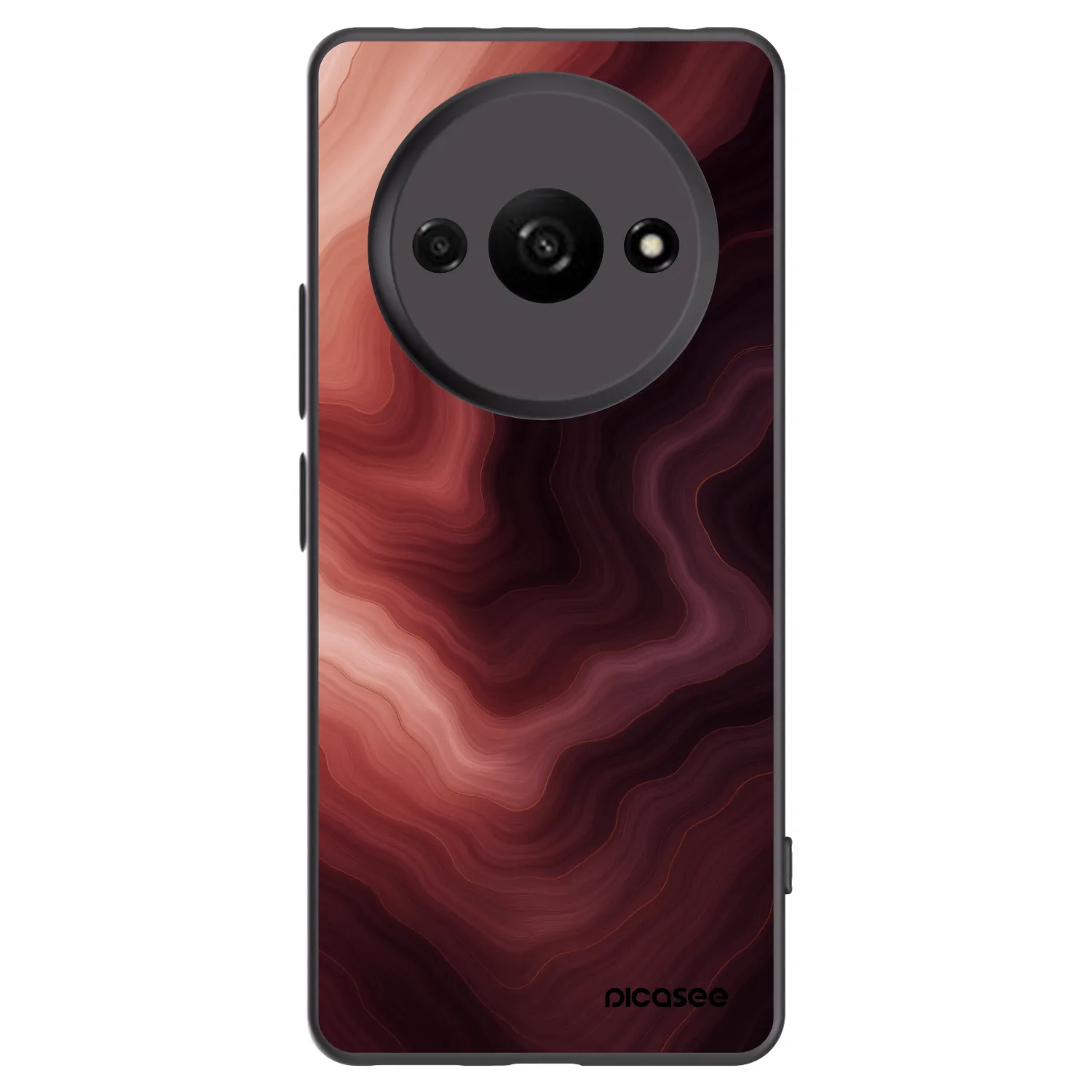Picasee silikonový černý obal pro Xiaomi Redmi A3 - Rouge