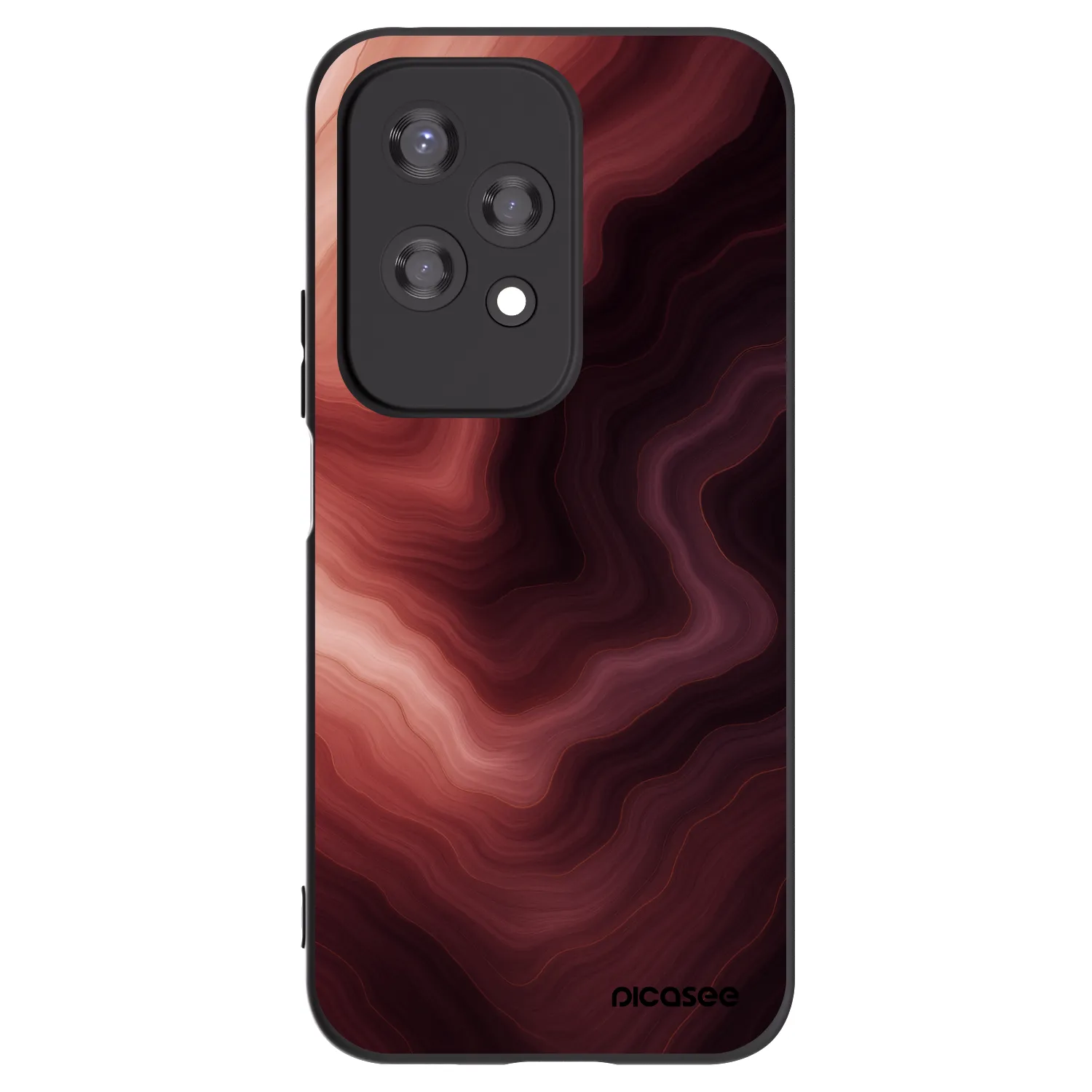 Picasee silikonový černý obal pro Honor 200 Lite - Rouge