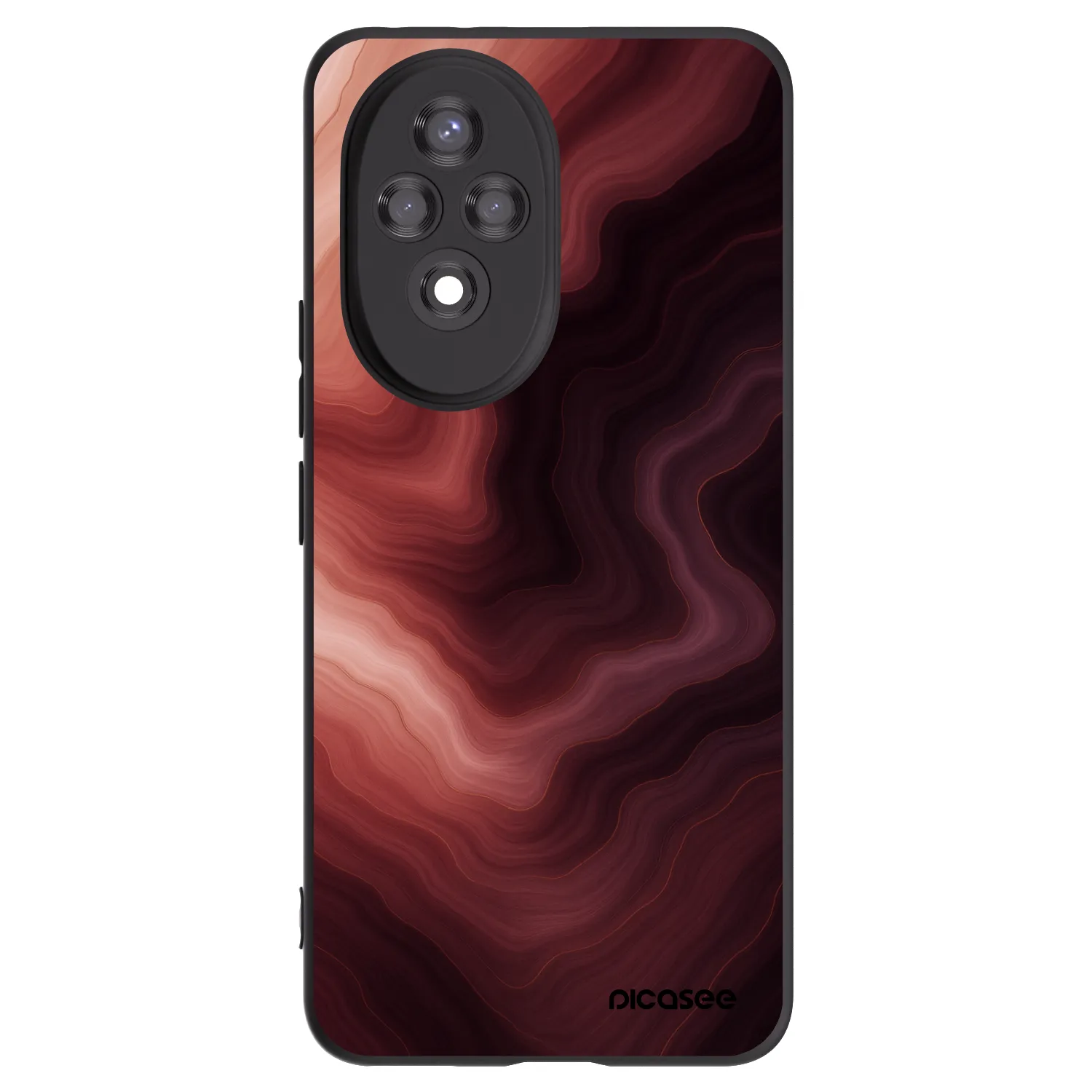 Picasee silikonový černý obal pro Honor 200 5G - Rouge