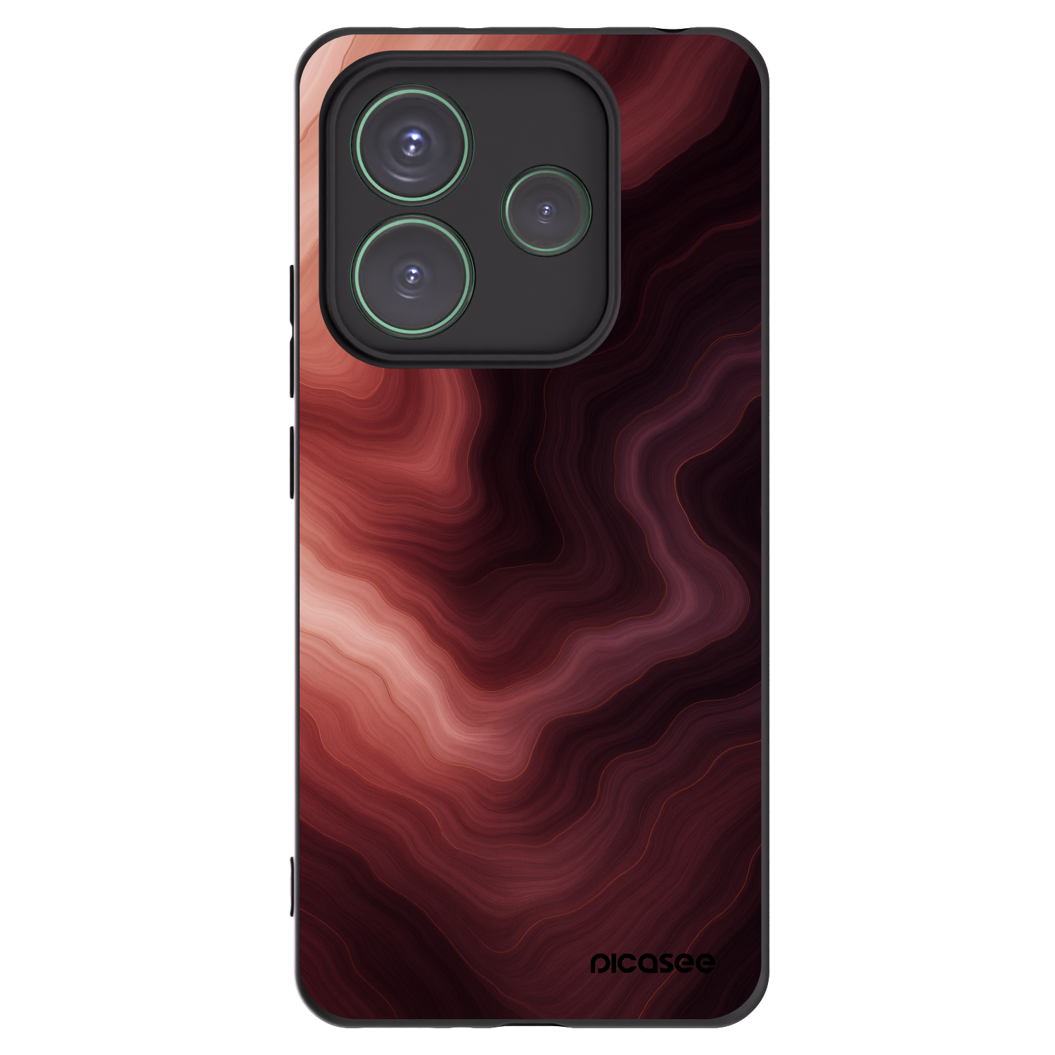 Picasee silikonový černý obal pro Xiaomi Redmi Note 14 5G - Rouge